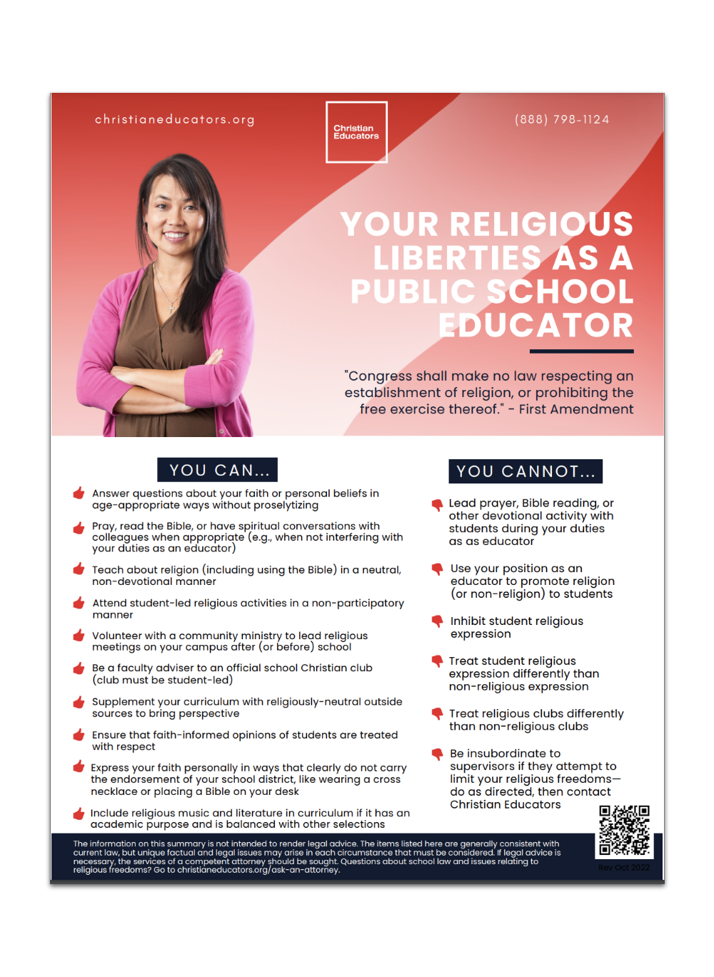 Religious Liberties in Public Schools - Christian Educators